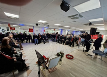 إحتفال مهيب في يوم الشهيد الشيوعي في ستوكهولم 